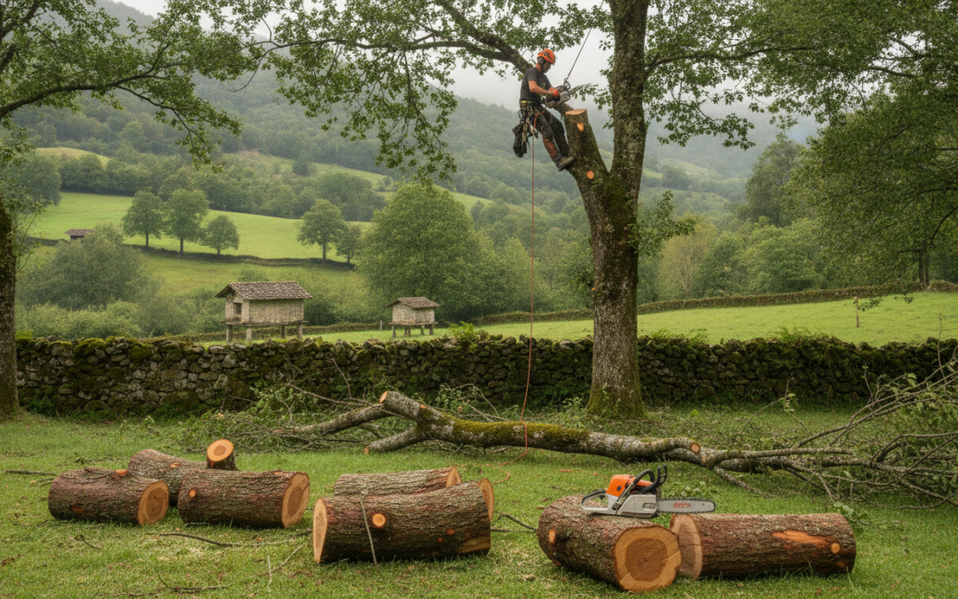 Tala de árboles en Asturias: qué permiso necesitas y qué pasa si talas sin él